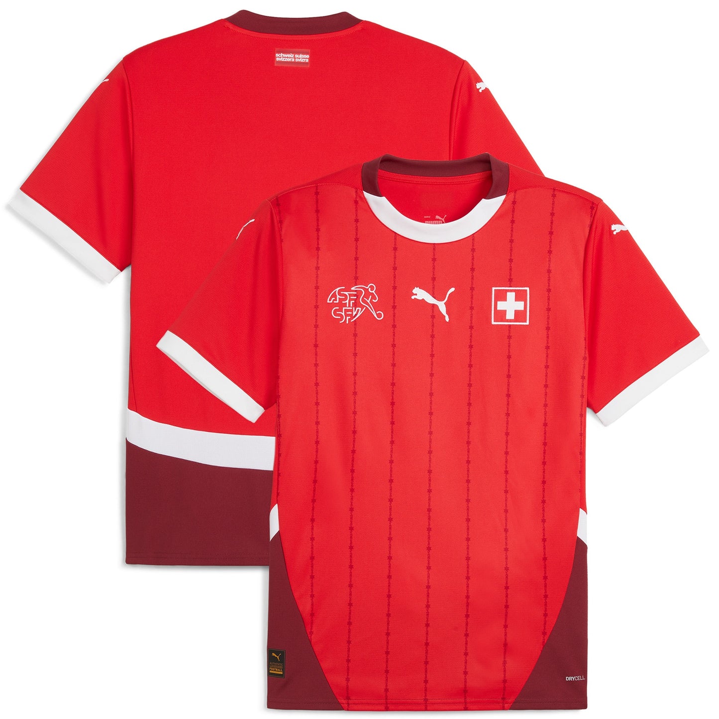 Switzerland Euro 24' Home Shirt